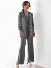 3 Piece Mother of the Bride Dress Wedding Guest Party Sparkle & Shine Scoop Neck